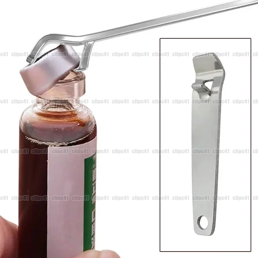 Bottle Opener Keyring - Ouvre-flacon liquide Oral en acier inoxydable,