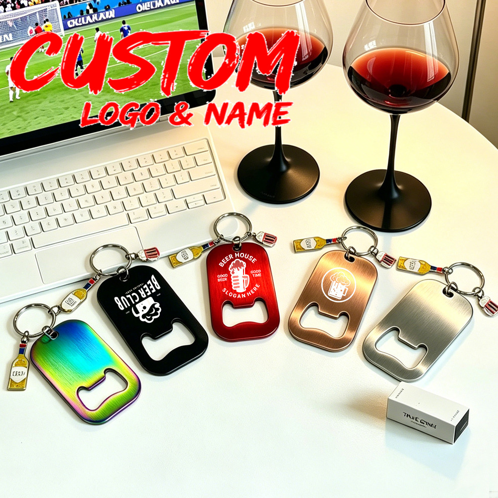 Bottle Opener Keyring - Décapsuleur porte-clés personnalisé en acier inoxydable