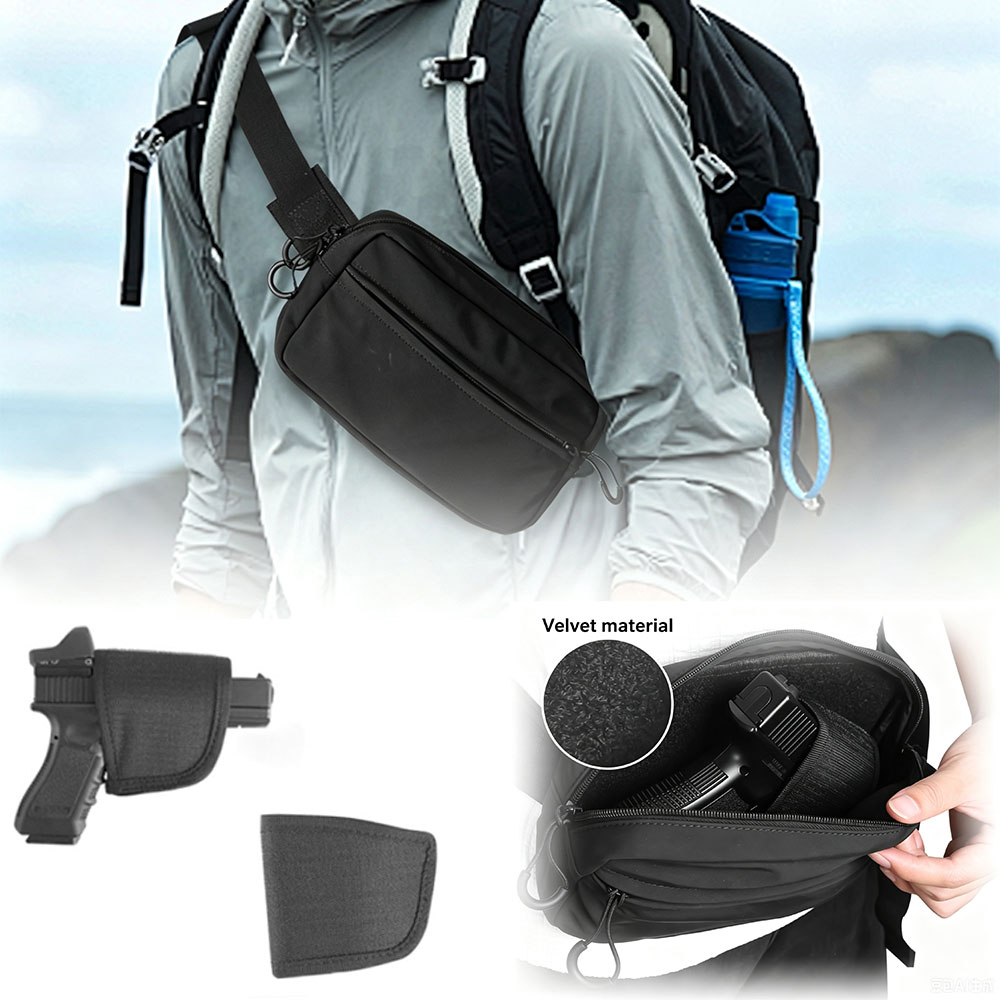 Edc Concealed Carry Holster - Sac banane tactique dissimulé avec étui