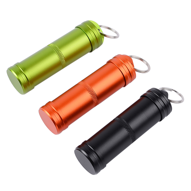Pill Fob Capsule - Conteneur de stockage étanche et hermétique,