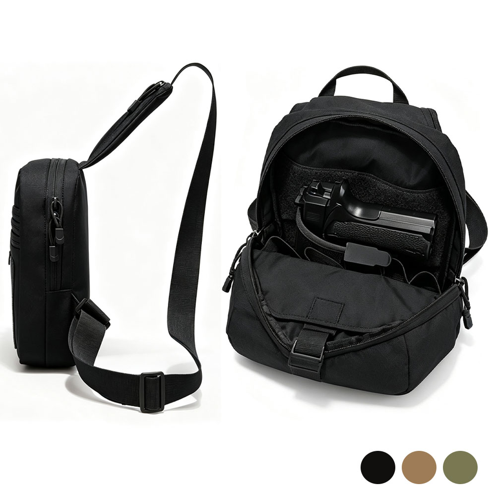 Edc Concealed Carry Holster - Sac de poitrine tactique, sac bandoulière,