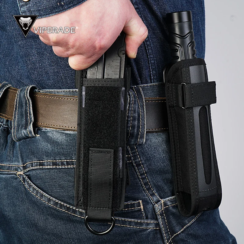 Edc Carry Holster - Étui pour lampe torche VIPERADE, pochette