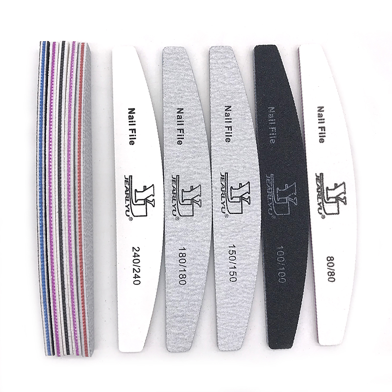 Nail File Titanium - Limes à ongles professionnelles, 5 pièces/lot,