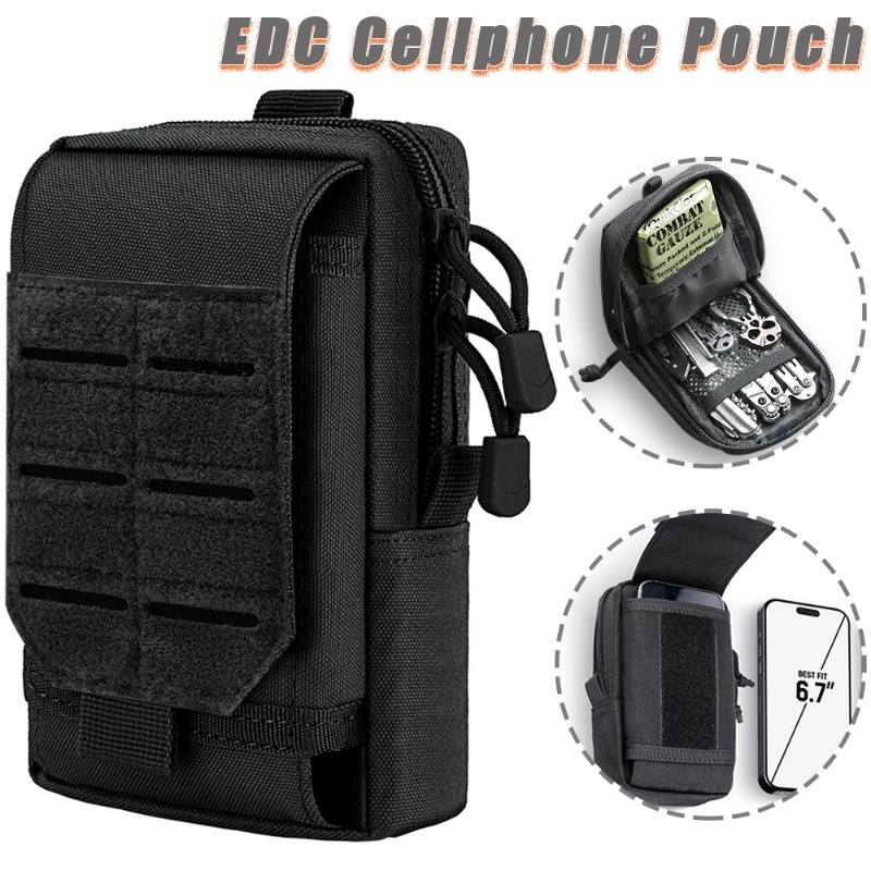 Edc Carry Holster - Sac de ceinture tactique MOLLE EDC