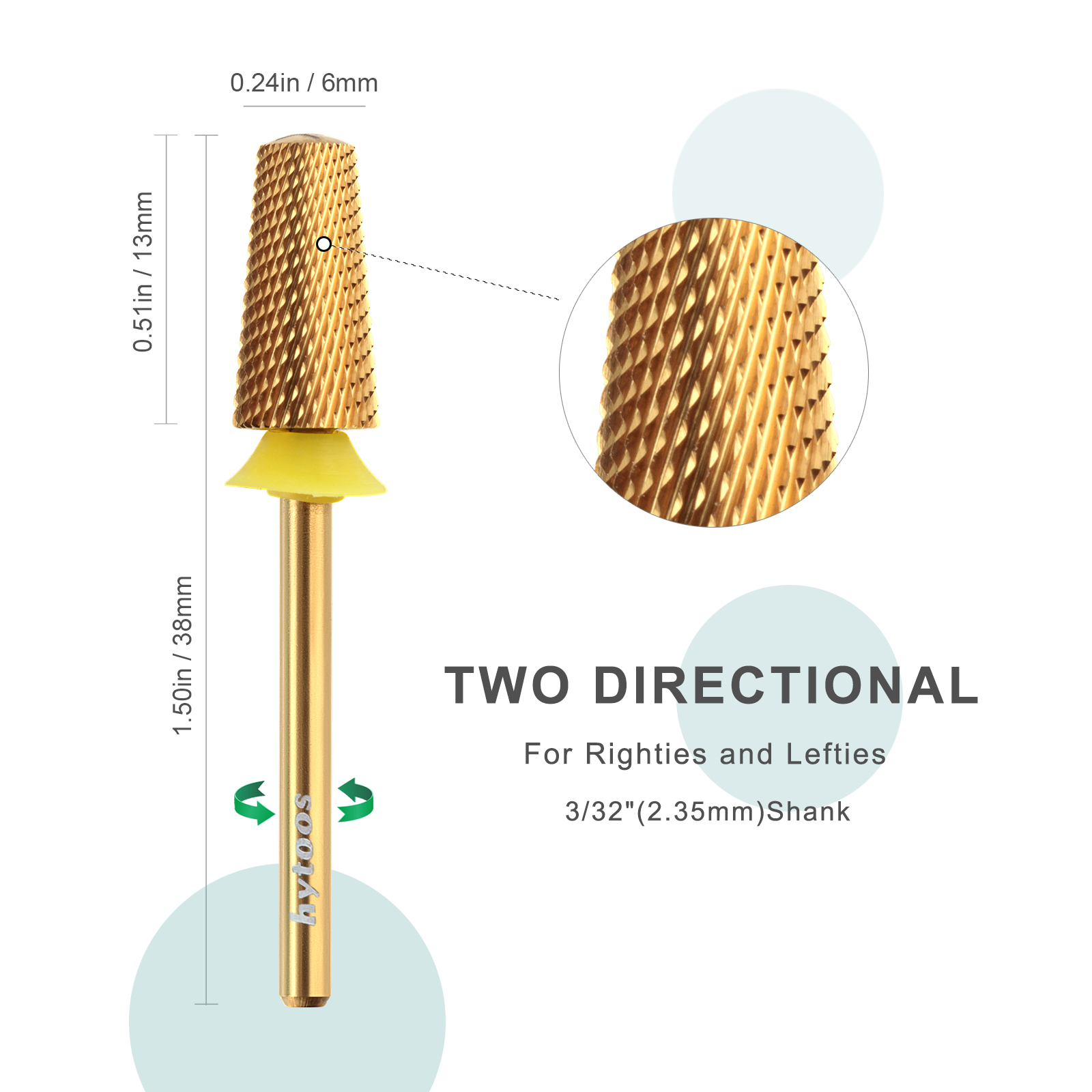 HYTOOS-Forets à ongles de sécu - Nail File Titanium avis et prix