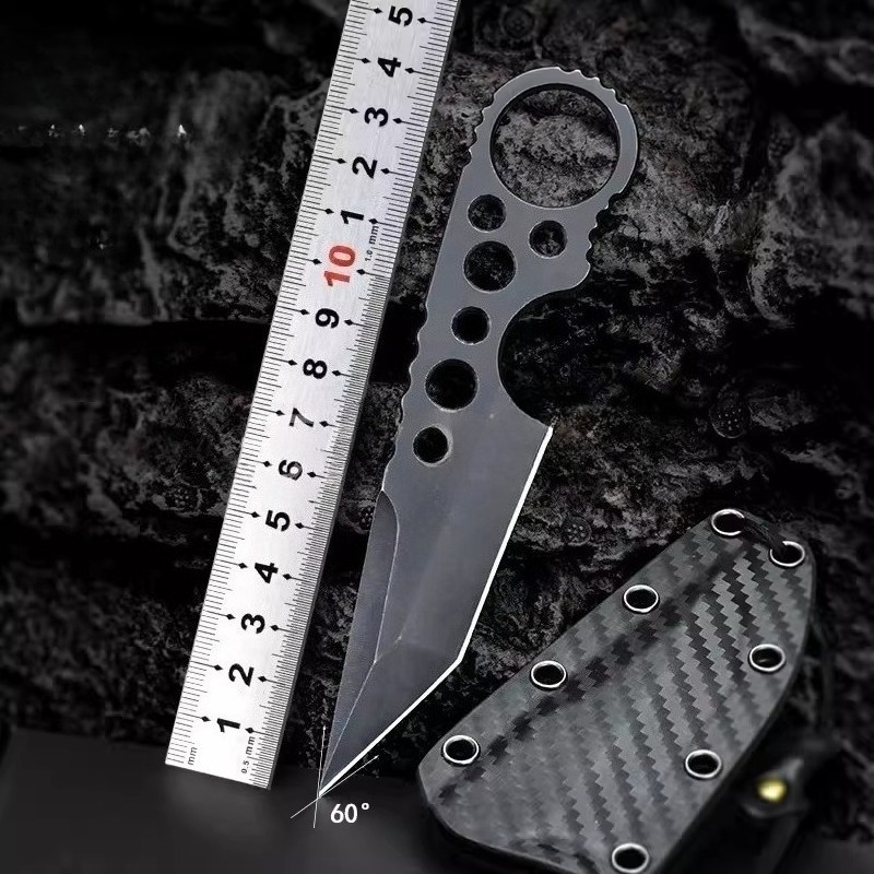 Couteau droit mini 440c avec é - Edc Carry Kit avis et prix