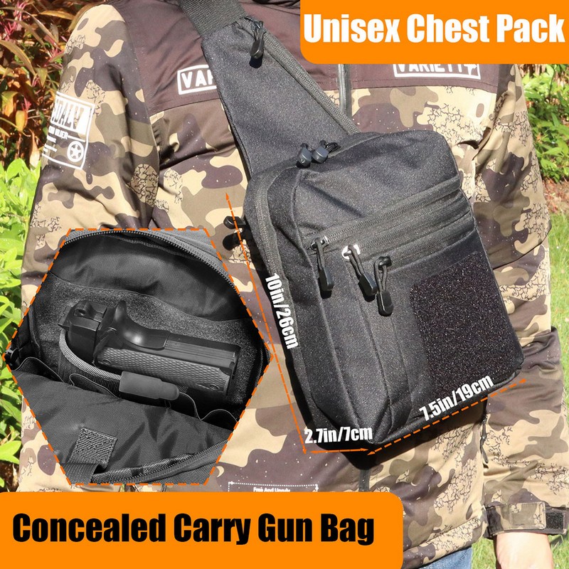 Nouveau sac de poitrine tactiq - Edc Concealed Carry Holster avis et prix