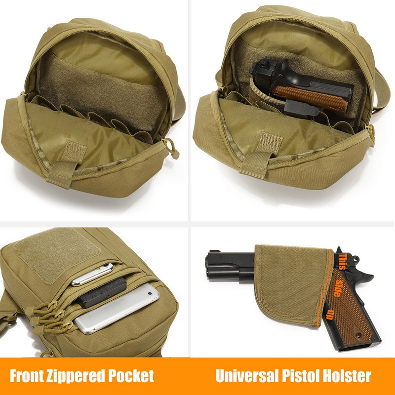 Nouveau sac de poitrine tactiq - Edc Concealed Carry Holster avis et prix