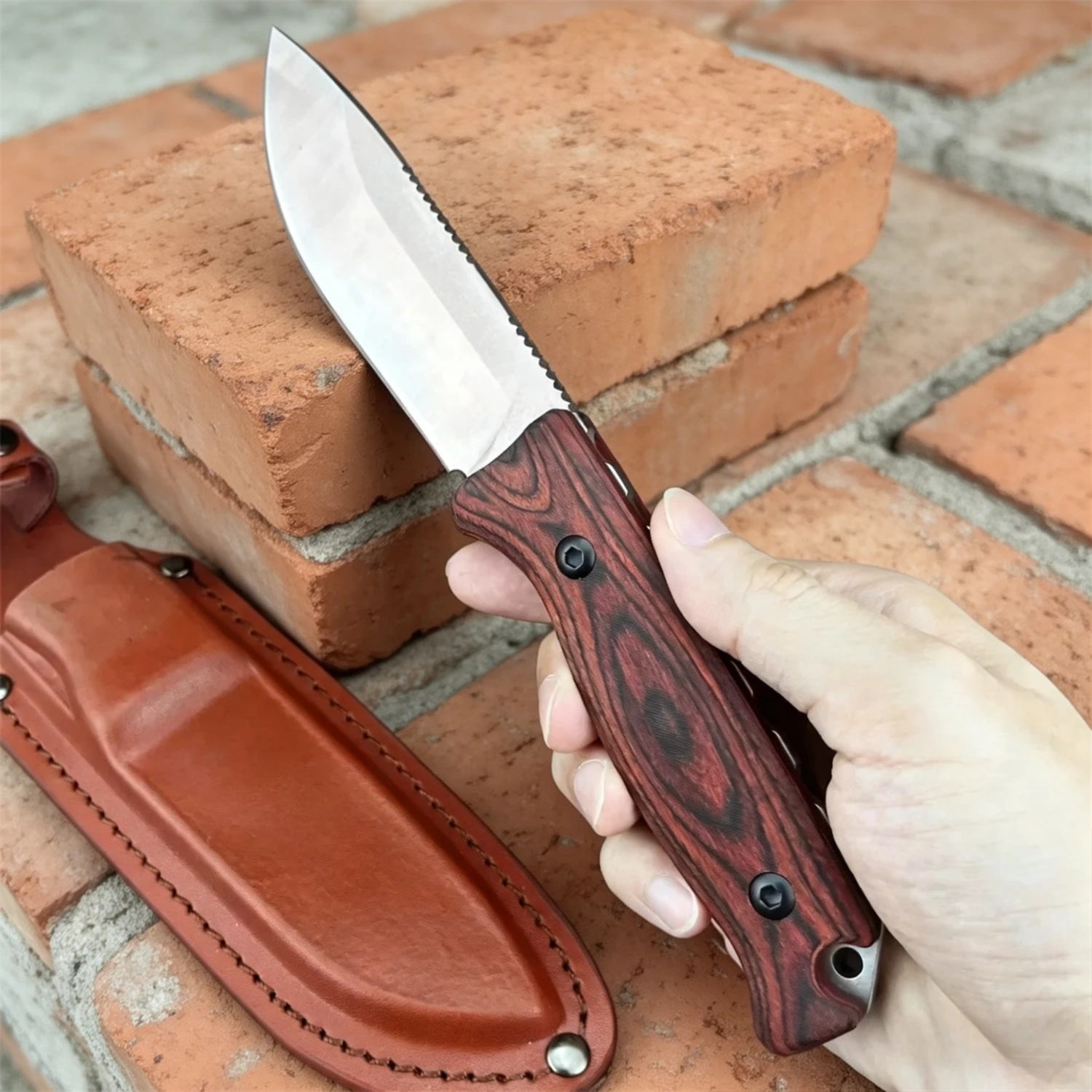 Couteau droit à lame fixe Full - Edc Carry For Men avis et prix