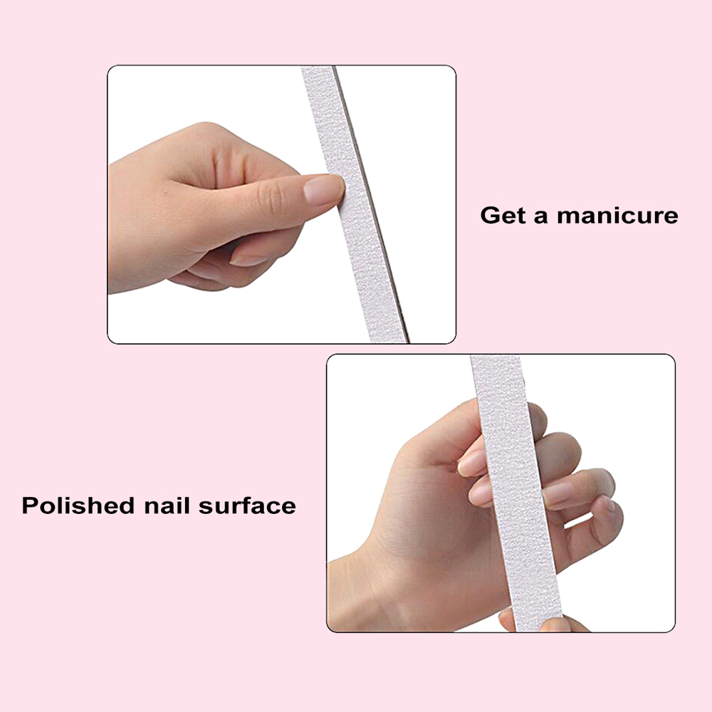 Tampons amovibles gris avec po - Nail File Titanium avis et prix
