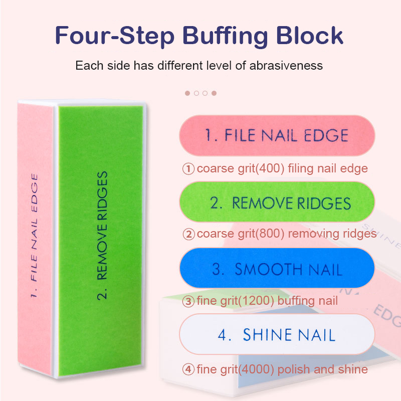 5/10 pièces bloc tampon à ongl - Nail File Titanium avis et prix
